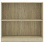vidaXL Bibliotecă, stejar sonoma, 80x24x75 cm, lemn prelucrat vidaXL Bibliotecă, stejar sonoma, 80x24x75 cm, lemn prelucrat