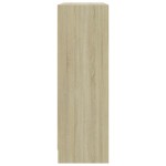 vidaXL Bibliotecă, stejar sonoma, 80x24x75 cm, lemn prelucrat vidaXL Bibliotecă, stejar sonoma, 80x24x75 cm, lemn prelucrat