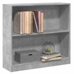 vidaXL Bibliotecă, gri beton, 80 x 24 x 75 cm, PAL vidaXL Bibliotecă, gri beton, 80 x 24 x 75 cm, PAL