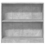 vidaXL Bibliotecă, gri beton, 80 x 24 x 75 cm, PAL vidaXL Bibliotecă, gri beton, 80 x 24 x 75 cm, PAL