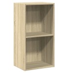 vidaXL Bibliotecă 2 rafturi stejar sonoma 40x30x76,5 cm lemn prelucrat