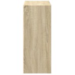 vidaXL Bibliotecă 2 rafturi stejar sonoma 40x30x76,5 cm lemn prelucrat