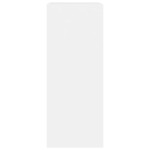 vidaXL Bibliotecă, alb, 60x30x76,5 cm, lemn prelucrat vidaXL Bibliotecă, alb, 60x30x76,5 cm, lemn prelucrat