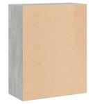 vidaXL Bibliotecă cu 2 rafturi, gri beton, 60 x 30 x 76,5 cm, PAL vidaXL Bibliotecă cu 2 rafturi, gri beton, 60 x 30 x 76,5 cm, PAL