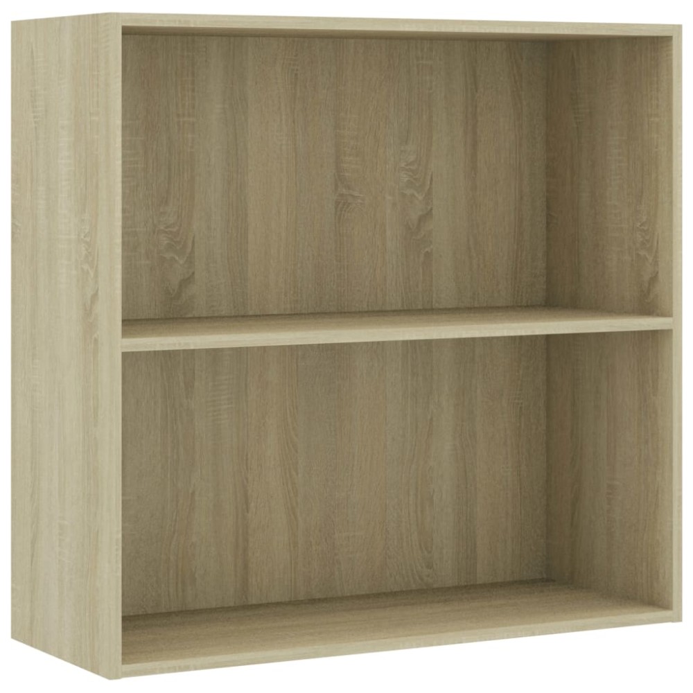 vidaXL Bibliotecă, stejar sonoma, 80x30x76,5 cm, lemn prelucrat
