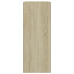 vidaXL Bibliotecă, stejar sonoma, 80x30x76,5 cm, lemn prelucrat vidaXL Bibliotecă, stejar sonoma, 80x30x76,5 cm, lemn prelucrat