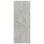 vidaXL Bibliotecă cu 2 rafturi, gri beton, 80 x 30 x 76,5 cm, PAL vidaXL Bibliotecă cu 2 rafturi, gri beton, 80 x 30 x 76,5 cm, PAL
