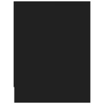 vidaXL Noptiere, 2 buc., negru, 40x30x40 cm, lemn prelucrat