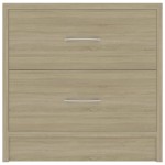 vidaXL Noptiere, 2 buc., stejar sonoma, 40x30x40 cm, lemn prelucrat vidaXL Noptiere, 2 buc., stejar sonoma, 40x30x40 cm, lemn prelucrat