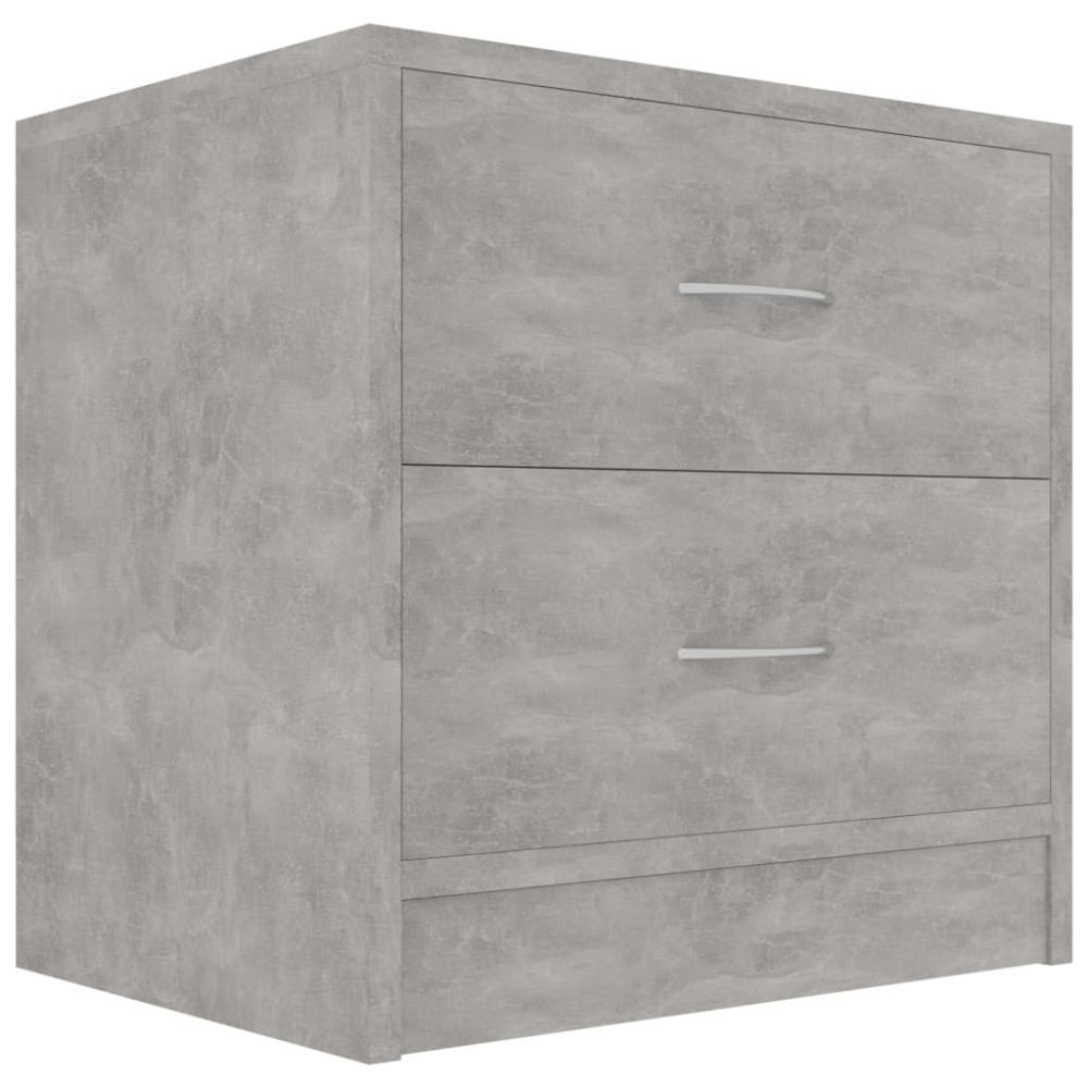vidaXL Noptieră, gri beton, 40x30x40 cm, lemn prelucrat