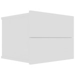 vidaXL Noptiere, 2 buc., alb, 40x30x30 cm, lemn prelucrat vidaXL Noptiere, 2 buc., alb, 40x30x30 cm, lemn prelucrat
