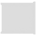 vidaXL Noptiere, 2 buc., alb, 40x30x30 cm, lemn prelucrat vidaXL Noptiere, 2 buc., alb, 40x30x30 cm, lemn prelucrat