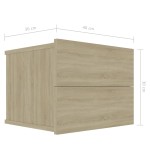 vidaXL Noptieră, stejar Sonoma, 40 x 30 x 30 cm, PAL vidaXL Noptieră, stejar Sonoma, 40 x 30 x 30 cm, PAL