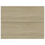 vidaXL Noptiere, 2 buc., stejar sonoma, 40x30x30 cm, lemn prelucrat