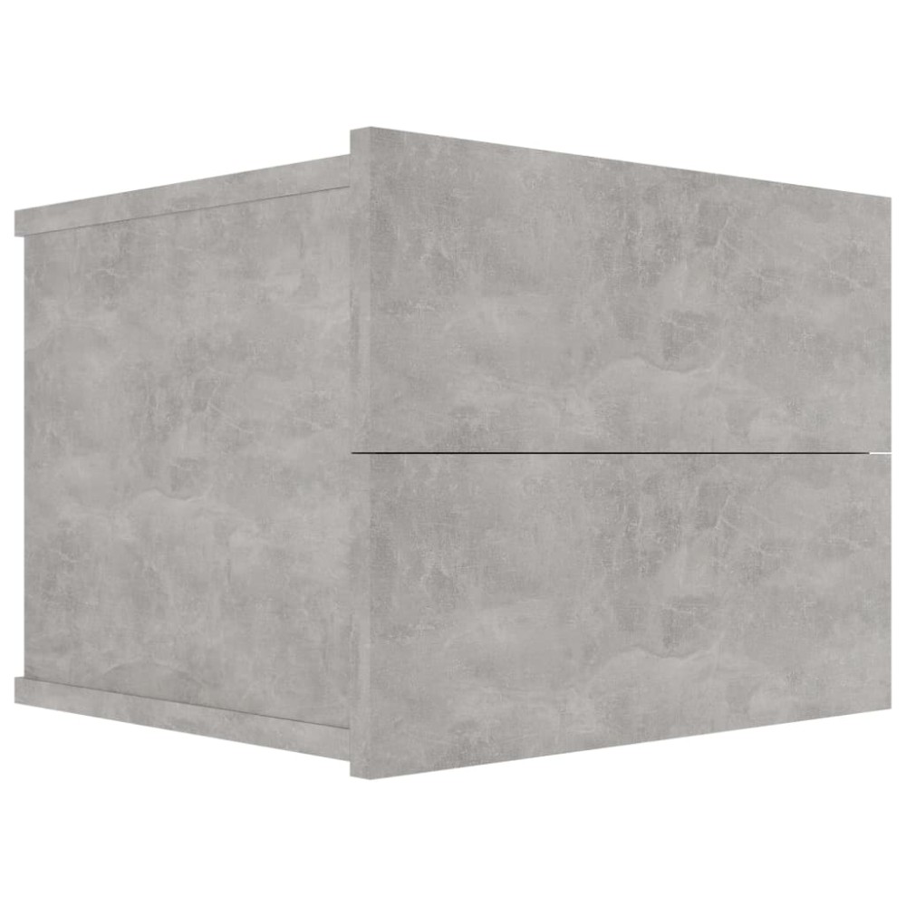 vidaXL Noptieră, gri beton, 40x30x30 cm, lemn prelucrat