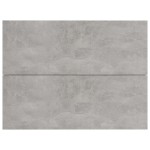 vidaXL Noptieră, gri beton, 40x30x30 cm, lemn prelucrat
