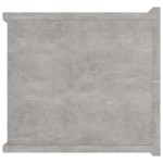 vidaXL Noptiere, 2 buc., gri beton, 40x30x30 cm, lemn prelucrat