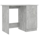 vidaXL Birou, gri beton, 100x50x76 cm, lemn prelucrat