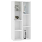 vidaXL Bibliotecă, alb, 50x25x106 cm, lemn prelucrat vidaXL Bibliotecă, alb, 50x25x106 cm, lemn prelucrat