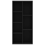 vidaXL Bibliotecă, negru, 50x25x106 cm, lemn prelucrat vidaXL Bibliotecă, negru, 50x25x106 cm, lemn prelucrat