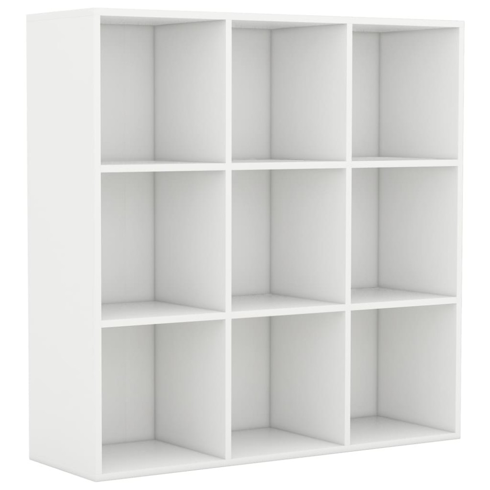 vidaXL Bibliotecă, alb, 98x29x97,5 cm, lemn prelucrat