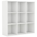 vidaXL Bibliotecă, alb, 98x29x97,5 cm, lemn prelucrat vidaXL Bibliotecă, alb, 98x29x97,5 cm, lemn prelucrat