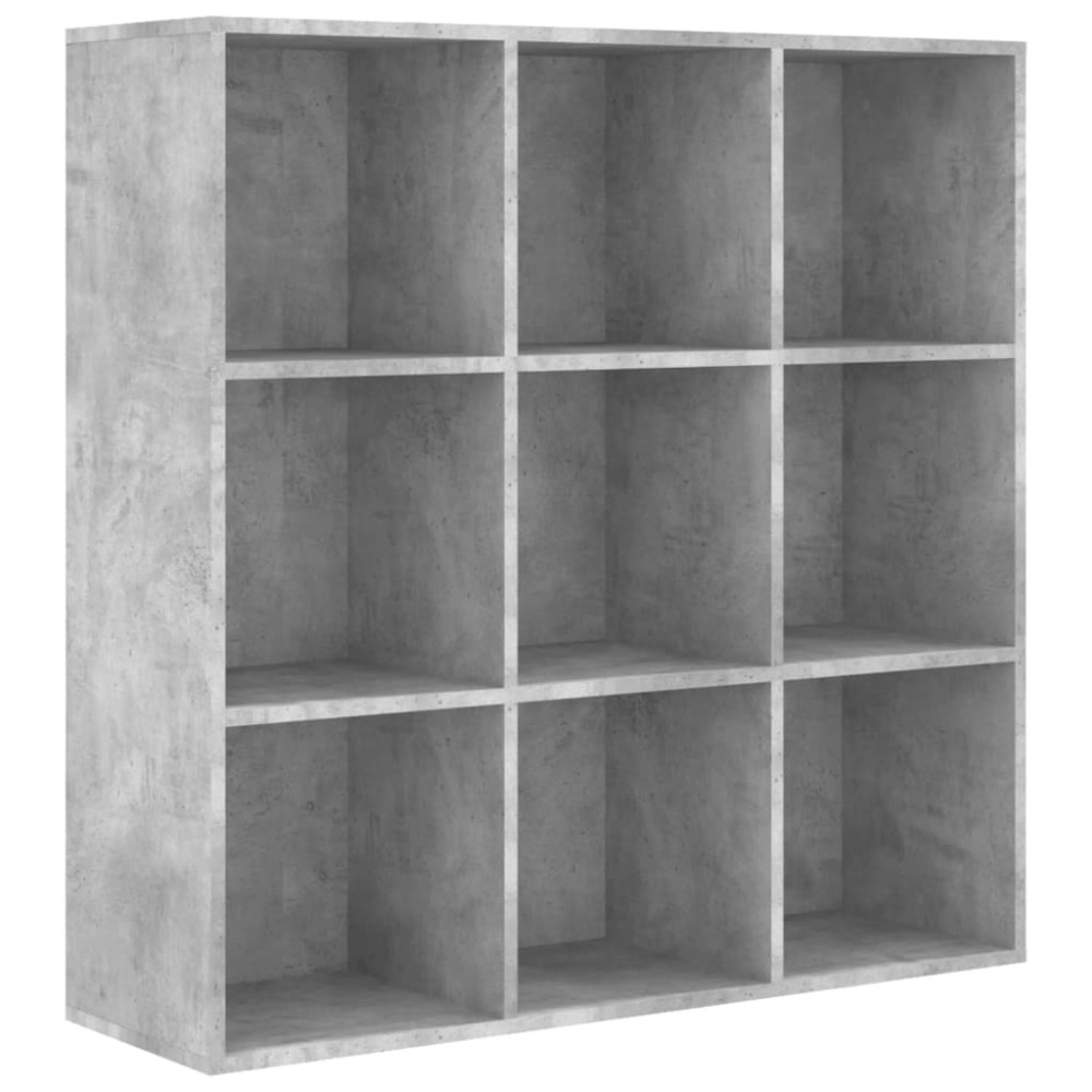vidaXL Bibliotecă, gri beton, 98x29x97,5 cm, lemn prelucrat