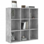 vidaXL Bibliotecă, gri beton, 98x29x97,5 cm, lemn prelucrat vidaXL Bibliotecă, gri beton, 98x29x97,5 cm, lemn prelucrat