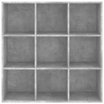 vidaXL Bibliotecă, gri beton, 98x29x97,5 cm, lemn prelucrat vidaXL Bibliotecă, gri beton, 98x29x97,5 cm, lemn prelucrat