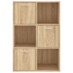 vidaXL Dulap de depozitare stejar Sonoma 60x29,5x90 cm, lemn prelucrat vidaXL Dulap de depozitare stejar Sonoma 60x29,5x90 cm, lemn prelucrat