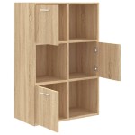 vidaXL Dulap de depozitare stejar Sonoma 60x29,5x90 cm, lemn prelucrat vidaXL Dulap de depozitare stejar Sonoma 60x29,5x90 cm, lemn prelucrat