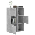vidaXL Dulap de depozitare, gri beton, 60x29,5x90 cm, lemn prelucrat vidaXL Dulap de depozitare, gri beton, 60x29,5x90 cm, lemn prelucrat