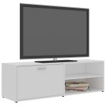 vidaXL Dulap TV, alb, 120x34x37 cm, lemn prelucrat vidaXL Dulap TV, alb, 120x34x37 cm, lemn prelucrat