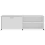 vidaXL Dulap TV, alb, 120x34x37 cm, lemn prelucrat vidaXL Dulap TV, alb, 120x34x37 cm, lemn prelucrat