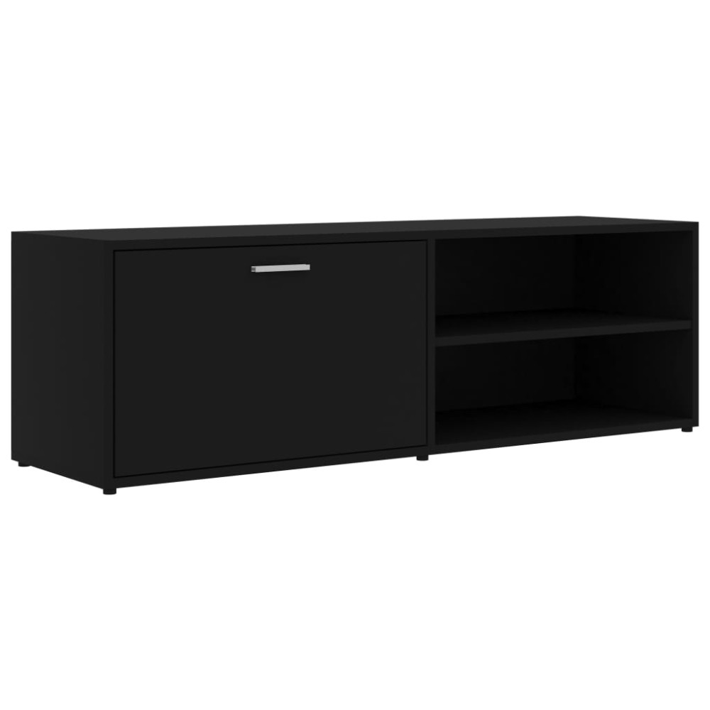 vidaXL Dulap TV, negru, 120 x 34 x 37 cm, lemn prelucrat