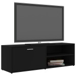 vidaXL Dulap TV, negru, 120 x 34 x 37 cm, lemn prelucrat