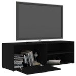 vidaXL Dulap TV, negru, 120 x 34 x 37 cm, lemn prelucrat