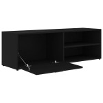 vidaXL Dulap TV, negru, 120 x 34 x 37 cm, lemn prelucrat