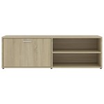 vidaXL Dulap TV, stejar Sonoma, 120 x 34 x 37 cm, lemn prelucrat vidaXL Dulap TV, stejar Sonoma, 120 x 34 x 37 cm, lemn prelucrat
