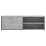 vidaXL Comodă TV, gri beton, 120x34x37 cm, lemn prelucrat vidaXL Comodă TV, gri beton, 120x34x37 cm, lemn prelucrat