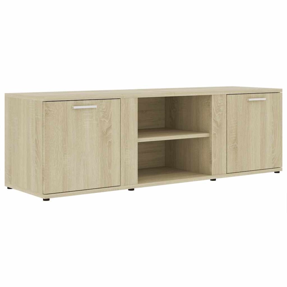 vidaXL Dulap TV, stejar Sonoma, 120 x 34 x 37 cm, lemn prelucrat
