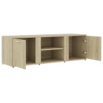vidaXL Dulap TV, stejar Sonoma, 120 x 34 x 37 cm, lemn prelucrat vidaXL Dulap TV, stejar Sonoma, 120 x 34 x 37 cm, lemn prelucrat
