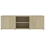 vidaXL Dulap TV, stejar Sonoma, 120 x 34 x 37 cm, lemn prelucrat vidaXL Dulap TV, stejar Sonoma, 120 x 34 x 37 cm, lemn prelucrat