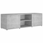 vidaXL Dulap TV, gri beton, 120x34x37 cm, lemn prelucrat