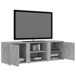 vidaXL Dulap TV, gri beton, 120x34x37 cm, lemn prelucrat