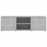 vidaXL Dulap TV, gri beton, 120x34x37 cm, lemn prelucrat