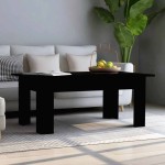 vidaXL Măsuță de cafea, negru, 100 x 60 x 42 cm, lemn prelucrat vidaXL Măsuță de cafea, negru, 100 x 60 x 42 cm, lemn prelucrat