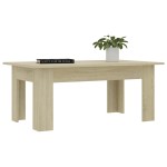 vidaXL Măsuță de cafea, stejar Sonoma, 100x60x42 cm, lemn prelucrat vidaXL Măsuță de cafea, stejar Sonoma, 100x60x42 cm, lemn prelucrat