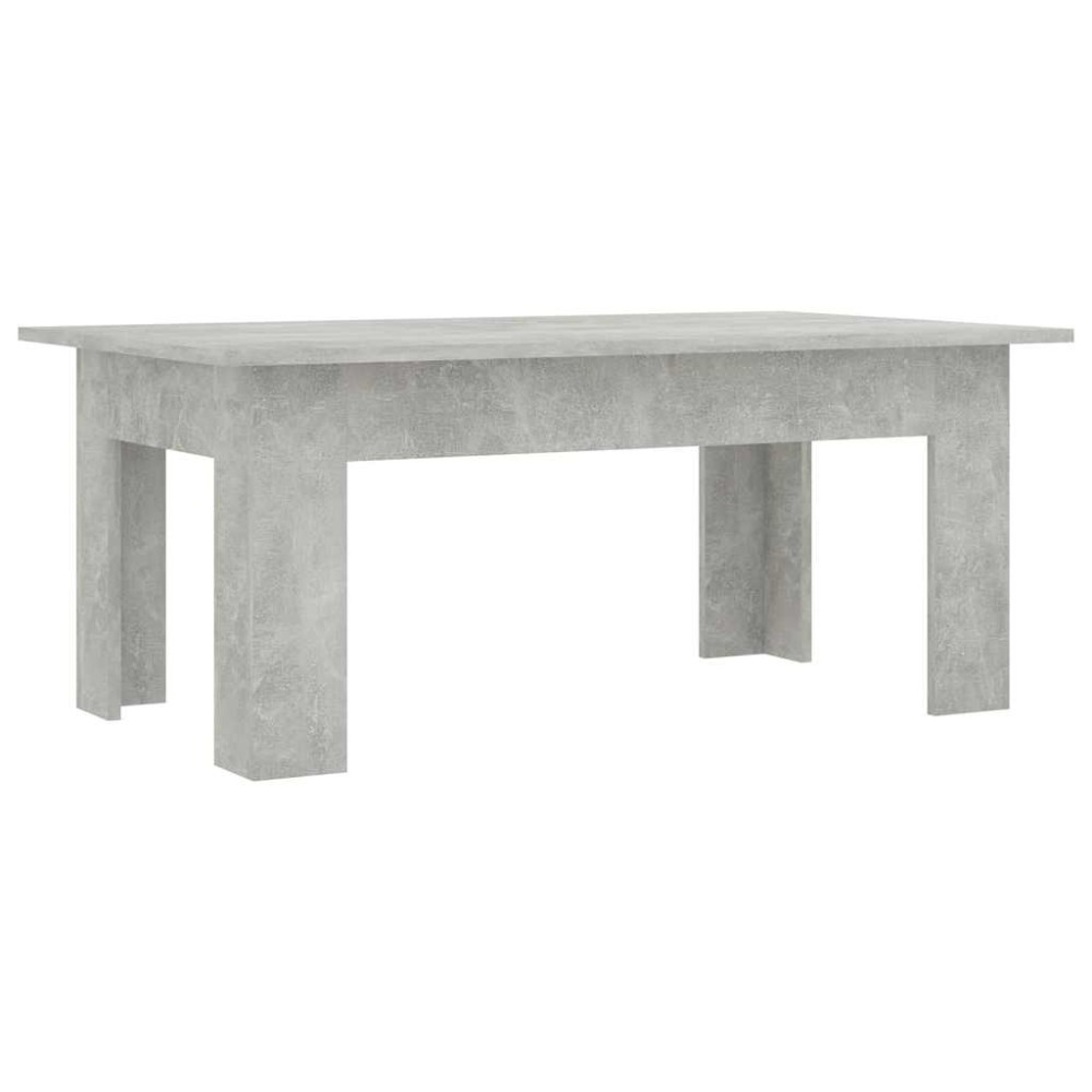 vidaXL Măsuță de cafea, gri beton, 100x60x42 cm, lemn prelucrat