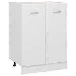 vidaXL Dulap inferior “Lyon”, alb, 60 x 46 x 81,5 cm, lemn prelucrat